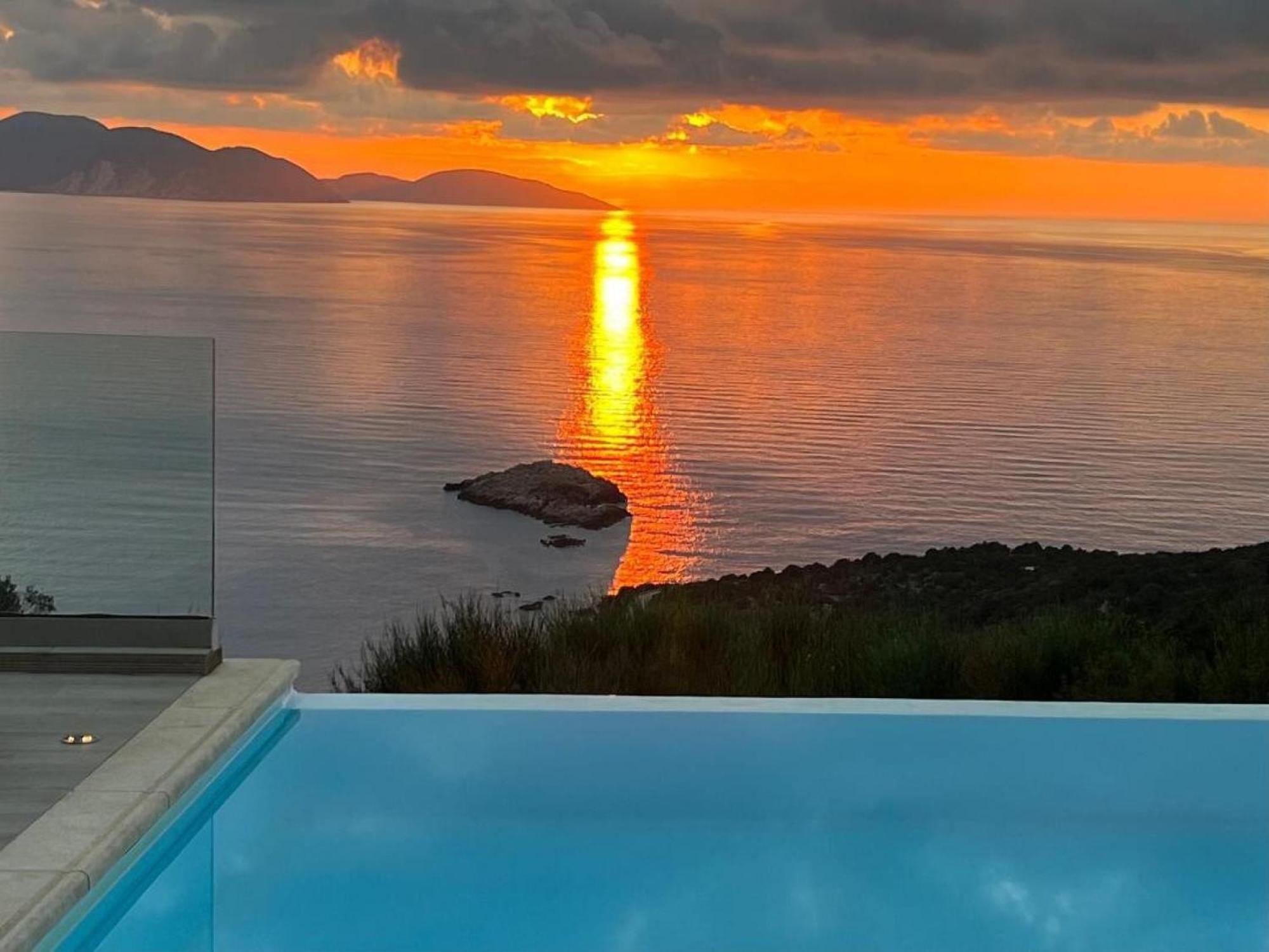 Entheos Private Villa Fiskardo Kefalonia Greece Bagian luar foto