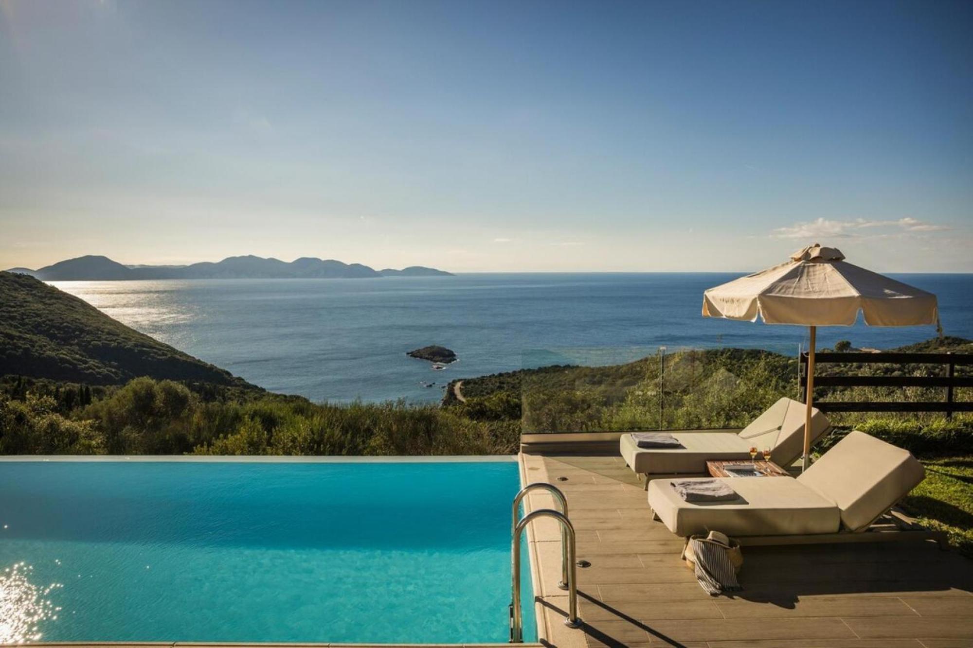 Entheos Private Villa Fiskardo Kefalonia Greece Bagian luar foto