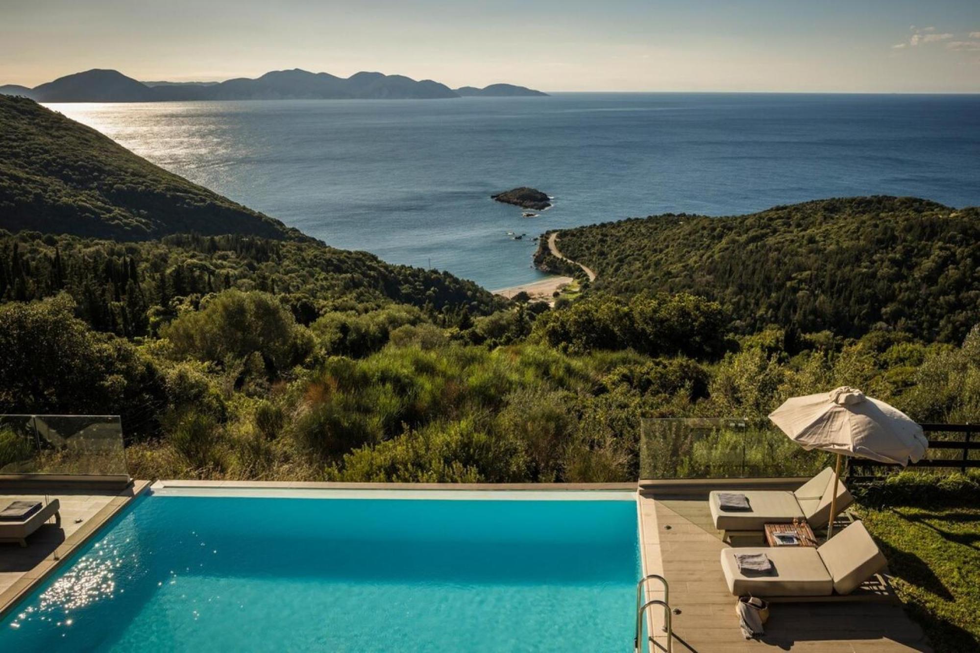 Entheos Private Villa Fiskardo Kefalonia Greece Bagian luar foto